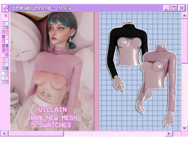Alpha nsfw villain - The Sims 4 Custom Content