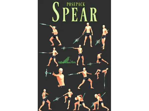 Mix Spear posepack Auditore by simsfinds - The Sims 4 Custom Content