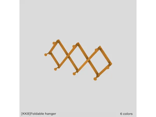 Alpha [KKB]Foldable hanger by simsfinds - The Sims 4 Custom Content