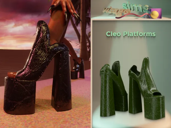 Alpha Cleo Platforms - The Sims 4 Custom Content