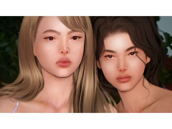 angel skin make up set - The Sims 3 Custom Content