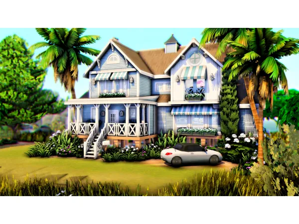 Maxis Match House on the Beach - The Sims 4 Custom Content