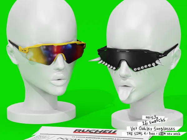 Alpha VET OKY SUNGLASSES - The Sims 4 Custom Content