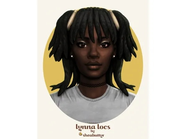 Maxis Match lynna locs by sheabuttyr - The Sims 4 Custom Content