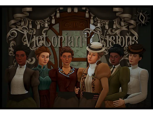 Maxis Match Victorian Visions I by GildedGhosts - The Sims 4 Custom Content