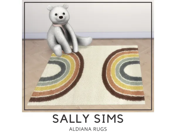 Alpha KIDS RUGS ALDIANA - The Sims 4 Custom Content