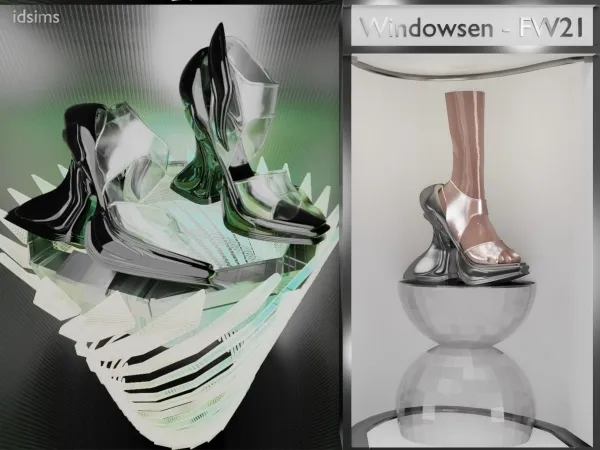 Alpha Athetic Heels by polygoncouture - The Sims 4 Custom Content