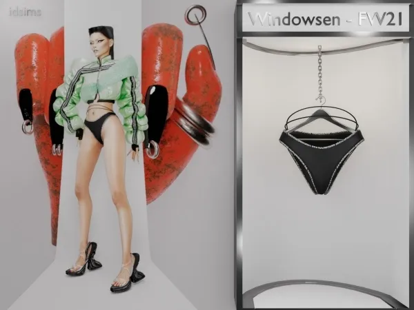Alpha athetic panties - The Sims 4 Custom Content