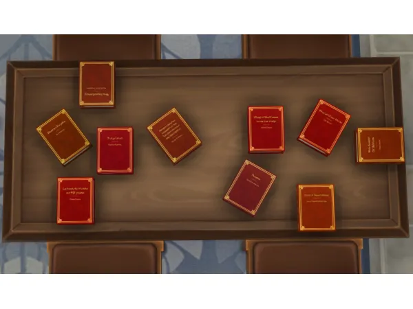 Maxis Match Project Gutenberg Real world books for your Sims by juntaru - The Sims 4 Custom Content