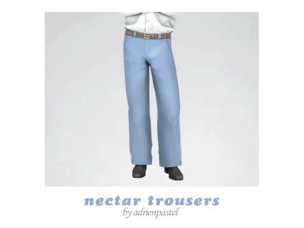 Maxis Match Nectar Trousers by adrienpastel - The Sims 4 Custom Content