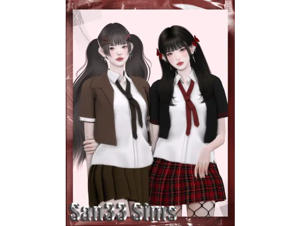 Alpha Academy shirt by san33sims - The Sims 4 Custom Content