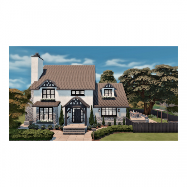 Mix Modern Tudor by simsfinds - The Sims 4 Custom Content