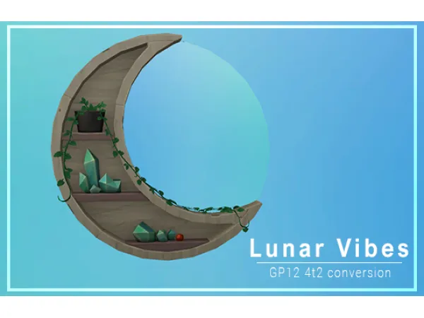 GP12 Lunar Vibes Wall Hanging - The Sims 2 Custom Content