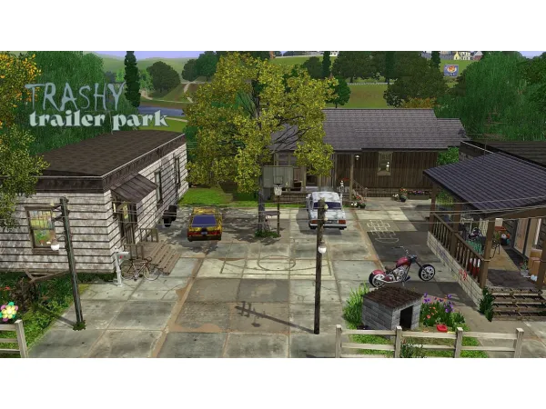 Trashy Trailer Park - The Sims 3 Custom Content