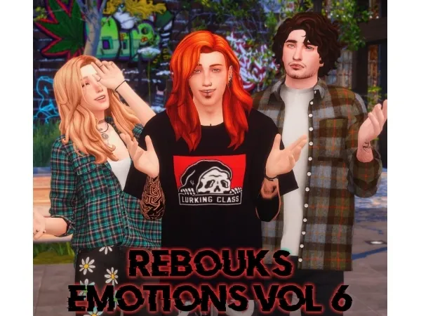 Mix Emotions Vol 6 - The Sims 4 Custom Content