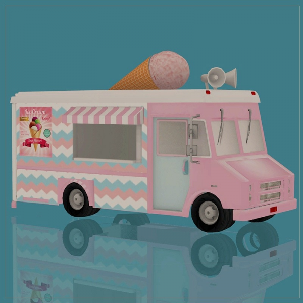 Ice Cream Set 4t2 by simsfinds - The Sims 2 Custom Content