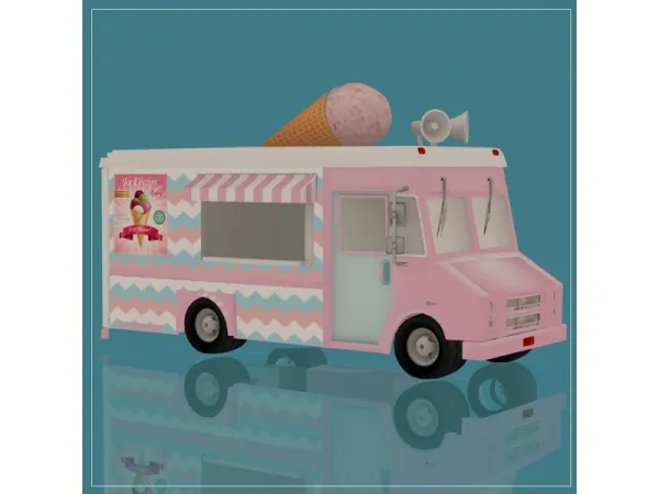 Ice Cream Set 4t2 - The Sims 2 Custom Content