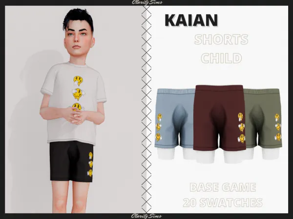 Mix Kaian Shorts Child - The Sims 4 Custom Content