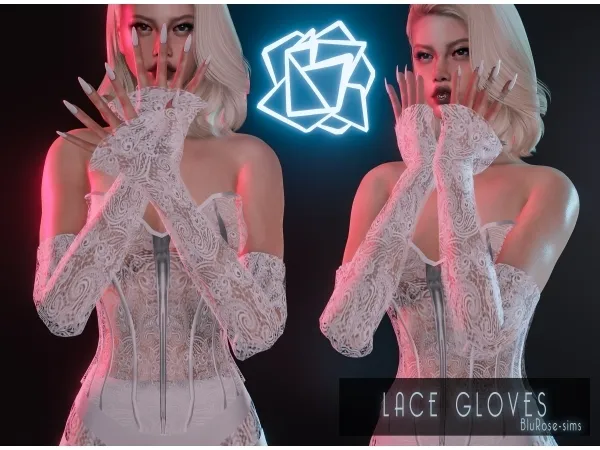 Alpha Lace Gloves BRsims - The Sims 4 Custom Content