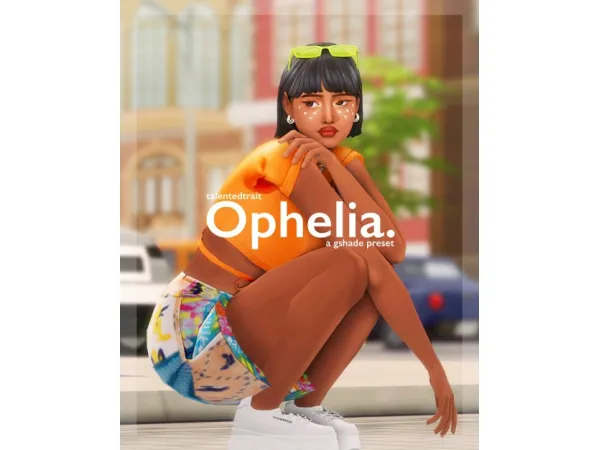 Mix OPHELIA A GSHADE PRESET - The Sims 4 Custom Content