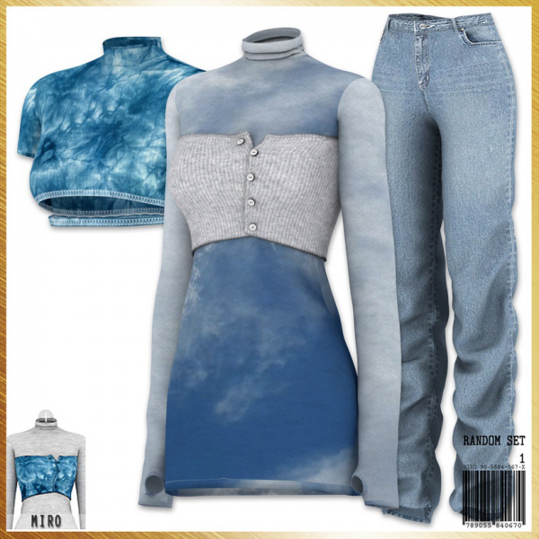 Alpha RANDOM Set 1 by simsfinds - The Sims 4 Custom Content