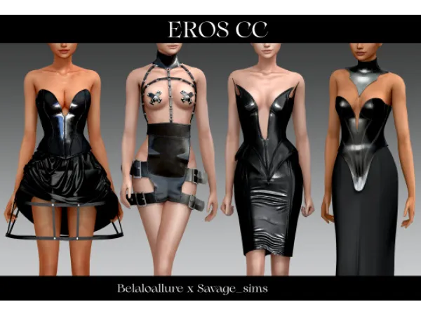 Alpha EROS Belaloallure X Savage_sims collab by simsfinds - The Sims 4 Custom Content