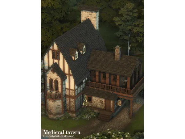 Maxis Match Medieval tavern by helgatisha - The Sims 4 Custom Content