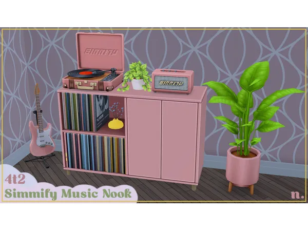 4t2 simmify music nook by myshunosun - The Sims 2 Custom Content