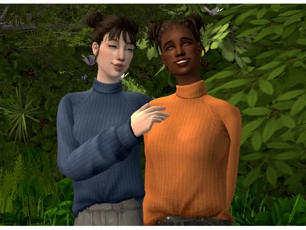 4t2GP12 Heavy Sweater TOP - The Sims 2 Custom Content