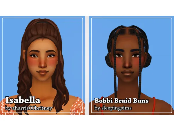 4t2 Female Hair Conversions - The Sims 2 Custom Content