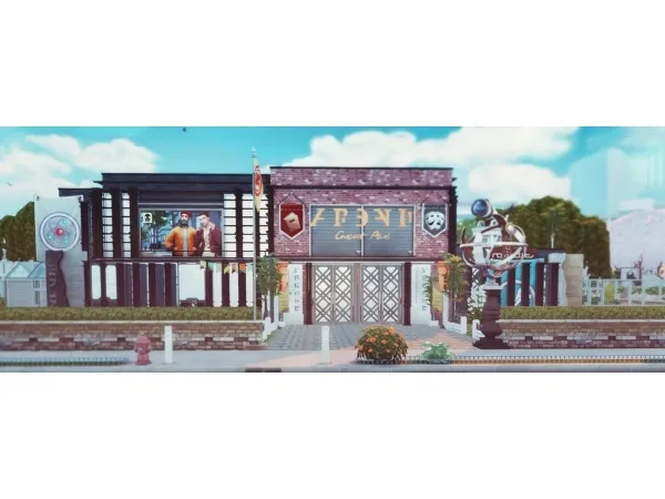 Maxis Match Maple Ridge Highschool - The Sims 4 Custom Content