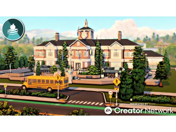 Maxis Match Copperdale High School - The Sims 4 Custom Content