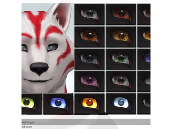Maxis Match Eye Set Werewolf by ShojoAngel - The Sims 4 Custom Content