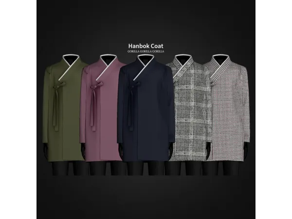 Alpha Hanbok Coat by simsfinds - The Sims 4 Custom Content