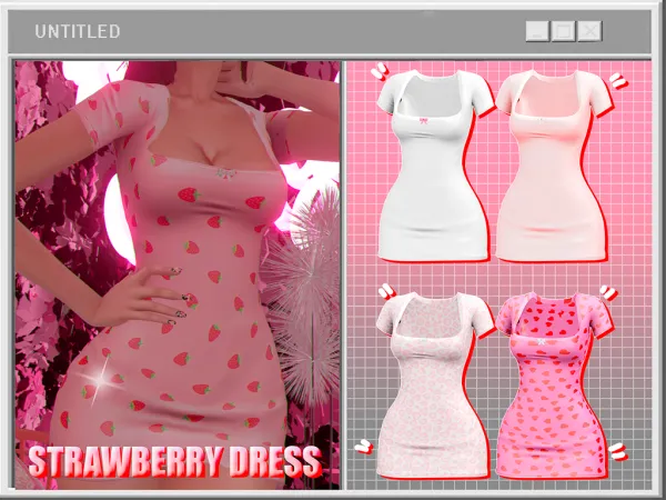 Unknown66irl - strawberry dress