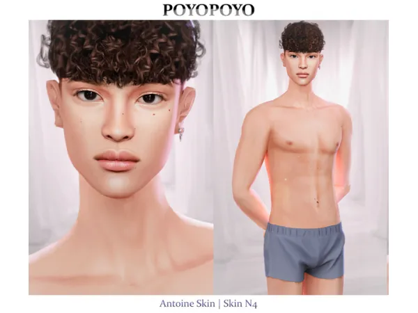 [poyopoyo] Antoine Skin set | Moles N1 | Eyebags N1 | SKIN N4 by PoyoPoyo