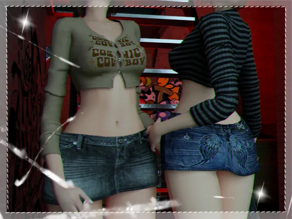 Alpha well more y2k XD babyetears - The Sims 4 Custom Content