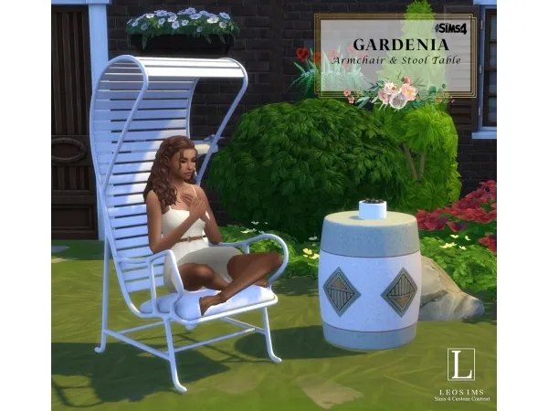 Alpha Gardenia Set - The Sims 4 Custom Content