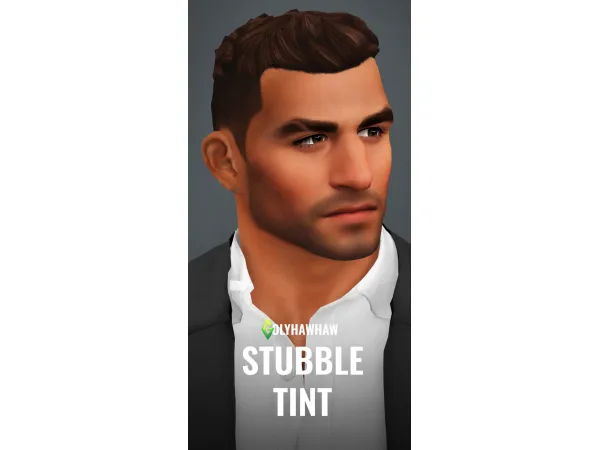 Maxis Match STUBBLE TINT by Golyhawhaw - The Sims 4 Custom Content
