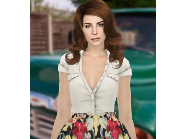 Alpha Lana Del Rey by [gramsims] - The Sims 4 Custom Content
