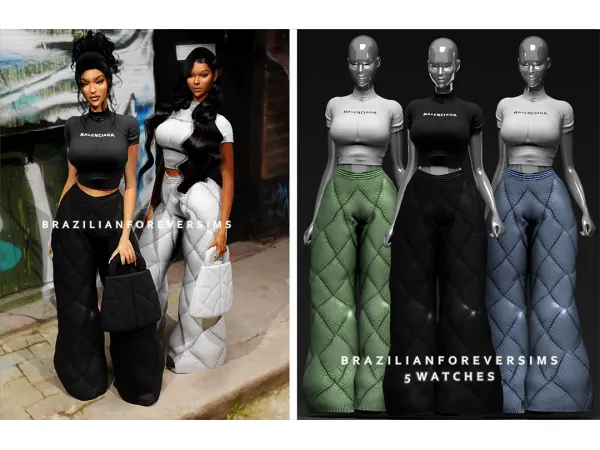 Alpha 21 Louise Set - The Sims 4 Custom Content
