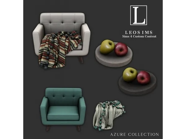 Alpha AZURE COLLECTION - The Sims 4 Custom Content