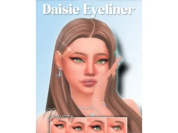 Maxis Match Daisie Eyeliner - The Sims 4 Custom Content