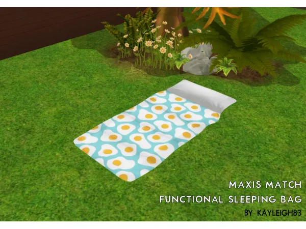 RaynussSleepingBag - The Sims 2 Custom Content