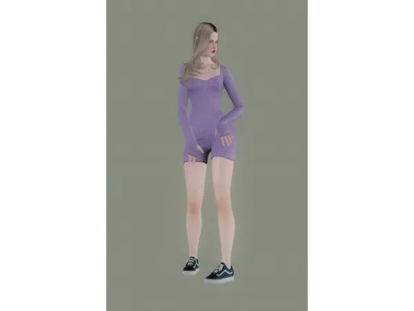 chamomilewine_LongSleeveBodysuitTS3 - The Sims 3 Custom Content