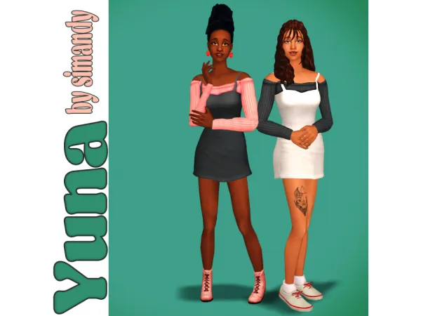 Simandys Yuna - The Sims 2 Custom Content