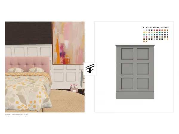 4t2 WAINSCOTING - The Sims 2 Custom Content