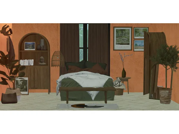 4t2 Novvvas Desierto Bedroom - The Sims 2 Custom Content