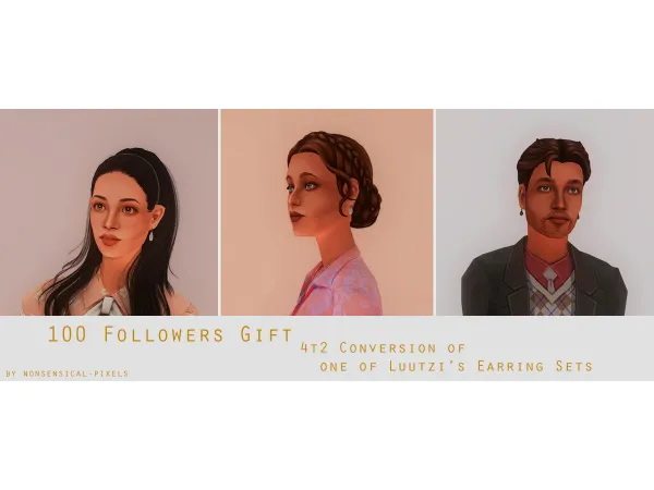 100 followers gift a 4t2 conversion of some of luutzis accesories - The Sims 2 Custom Content