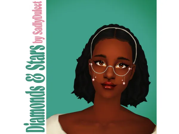 SadlyDulcets Diamond Stars Glasses - The Sims 2 Custom Content